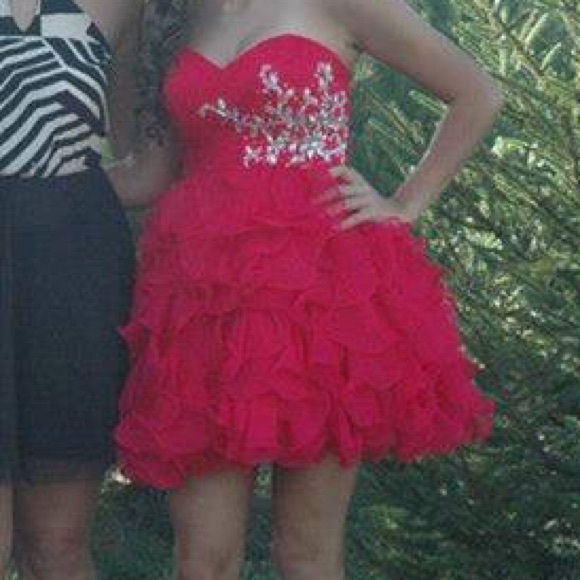 Blush homecoming dress - Picture 5 of 5